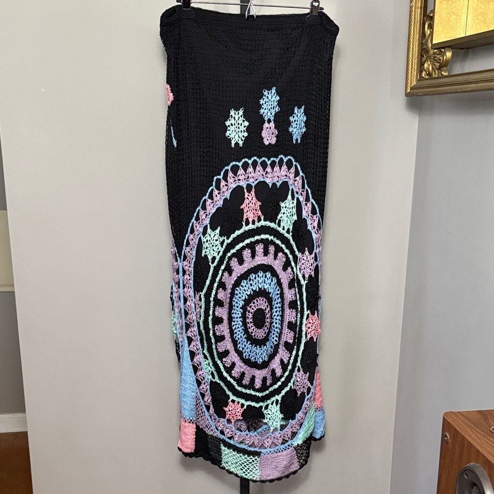 NEW Kroshetta VINTAGE XL Crochet Maxi Long Skirt NWT